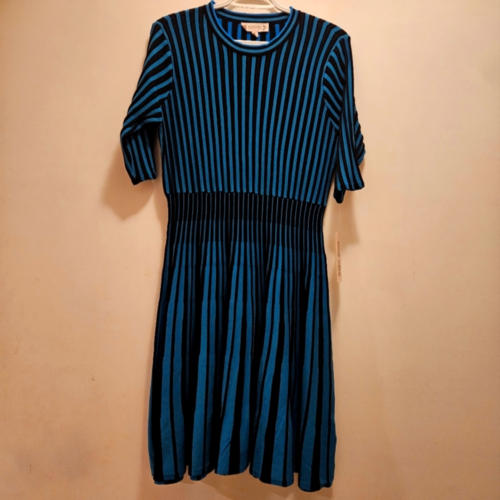 NWT Nanette Lepore fit n flare dress sz L